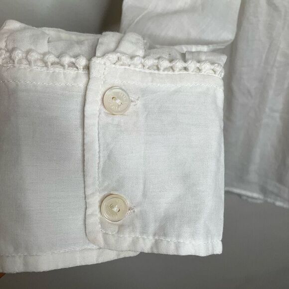 Nili Lotan Button Mandarin Collar Blouse - Picture 5 of 8